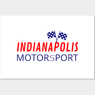 Indianapolis motorsport racing graphic design Posters and Art